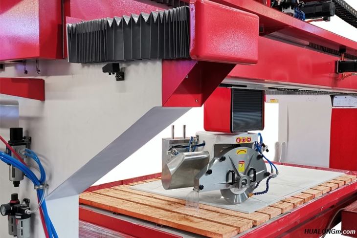 Back of Multifunction cnc stone machine